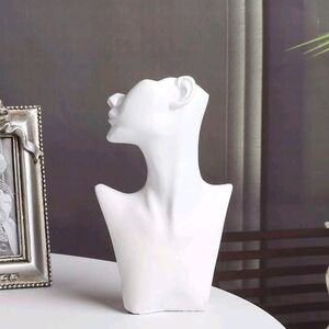 Modern Mini White Abstract Sculpture